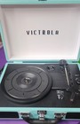 Victrola Vintage 3speed Bluetooth Portable Suitcase Record Player Vsc-550bt