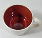 Jars France For Williams Sonoma Cantine Speckle Orange redmug 12oz Handmade