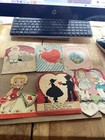 Large Collection Of Vintage And Antique Valentine Cards many Types