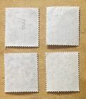 Italy Postage Stamps 1980   s Lot Of 4 Different Castles 500-1000 Italia Used
