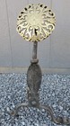 Antique Virginia Metalcrafters Fire Place Log Holders Cast Iron Brass  burst    