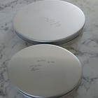 Set Of 2 Vintage Wilton Oval Shape Alumimum Cake Pan