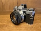  cla d   Almost Mint  Olympus Om-2n Film Camera F zuiko Auto S 50mm F 1 8 Lens