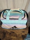 Adidas Pink Blue Yellow Pastel Diablo  Gym Duffel Overnight Bag  