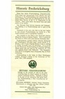 Vintage 1953 Fredricksburg Virginia Tourist Souvenir Brochure  Washington s Home
