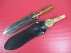 Indian War Us Model 1880 Hunting Knife W scabbard - Us Springfield  4429 - Nice