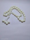 White Muslim Prayer Beads Misbaha Tasbih Handmade Religious Gift