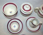 Vintage 16-piece Children s Tea Set Hand Painted Floral Toy China Miniature