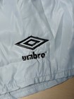 Vintage 80 s Umbro Gray Nylon Athletic Football Futbol Soccer Shorts Medium