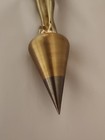 Plumb Barbara Vintage 12 Oz  Solid Brass Plumb Bob Stainless Tip