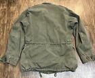 Military Field Jacket Men Small 34r Green Korean War Us Army 1950s Vintage