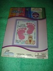 Baby Footprints Birth Announcement By Janlynn Cross Stitch Kit