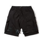Niepce Matte Black Classic Techwear Streetwear Casual Cargo Shorts