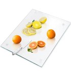 Large Tempered Glass Cutting Board For Kitchen - 18x24 Inch 24 l X 18 w Clear