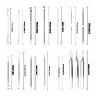 15pcs Acne Blackhead Remover Kit Pimple Popper Comedone Extractor Tool Set