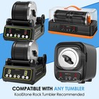 Rock Tumbler Grit Kit  10 Lbs For Polishing Up To 70 Lbs Of Rocks  4 Stages