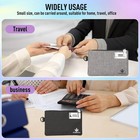 2pcs Lockable Money Bag - 5x8 Inches Durable Nylon Locking Bank Coin Purse