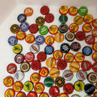 300 Beer Bottle Lid Top Cap Mixed Lot  Multi Colors  For Arts And Craft Project