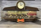 Vintage Budweiser World s Champion Hanging Clydesdale Team Wall Clock Beer Light