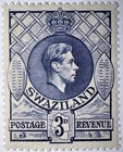 Travelstamps  1938 Swaziland Sc  31 Sg 32 - 1 1 2d Kgvi - 13 1 2 X 13 1 2 Mogh
