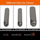 37pcs Metal Stamping Kit 3mm Number Letter Punch Stamp Set