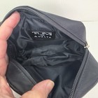Tumi For Delta Small Black Amenity Kit Toiletry Bag Case Travel Fly Delta