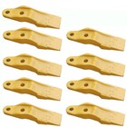 132-4720 Set Of 9 Bucket Uni-teeth With Hardware Fits Caterpillar 216 216b