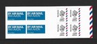 Gb 2004 4 X Worldwide Postcard Nvi Stamp Booklet Mja1 Var Bright Fluor