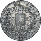 1839 Chile 8 Reales - Silver Coin - Nice