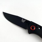 Benchmade Mini Crooked River 15085-bk-s30v Red G10 Handle Folding Knife