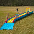 Wham-o 30ft Constant Air Slip    n Slide Inflatable Water Slide With Blower New  
