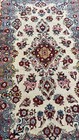 Antique Rug Carpet Xl Beige Blue Caucasian Folk Middle Eastern 7  1  X 4   8