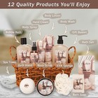 Luxury Spa Basket For Women  aqua Elegante  - Bath Set With Coconut   Vanilla