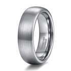 Tungsten Wedding Band Ring For Men   Women  Engraved  i Love You   Comfort Fit 