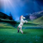 Breyer Collecta 1 18 Scale Model Horse   Unicorn Foal Rearing Rainbow