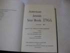 1966 American Jewish Year Book Record Of Events English Judaica Americana