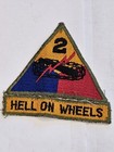 Wwii Us Army German Made 2nd Armor Tank Battalion Division Patch L  k   