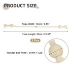 2 Pack Magnetic Curtain Tiebacks  55cm 21 65  Curtain Holdbacks  Beige