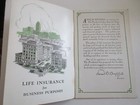 Vintage Prudential Insurance Booklet If Your Business Associate Dies