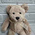 First   Main Benjamin Teddy Bear Plush 11    Brown Stuffed Animal Bow  1754