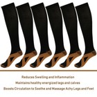 Us-medical Compression Socks Support Stockings Travel Flight Socks  20-30 Mmhg 