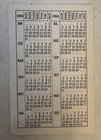 Vintage 1954 Erie Railroad Pocket Wallet Calendar  works In 2027  Gm 800