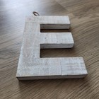 Artminds Wooden Letter E Hanging Wall Decor Rustic Farmhouse 8  Crafting Supply 