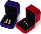 Pcs Velvet Ring Box Earring Box Jewelry Gift Box Assorted Color 9 Mixed Color