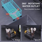 Kitchen Soap Dispenser Set With Sink Caddy  12 Oz Glass Bottle  Hand And Dish   