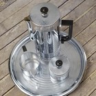 Chase Chrome Continental Line Coffee Pot Serving Set 1930s Von Nessen Complete