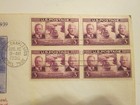 Us Cover Panama Canal Fdc Scott 856 Block Of 4 W m grandy Cachet