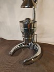      Vintage Restaurant Commercial Citrus Juicer Press Manual Stainless Chrome
