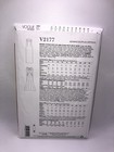 Vogue V2177 Miss Strapless Column Gown With Back Bow Sewing Pattern Sz 14-24 New