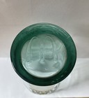 Collectible 1948 Mcdonalds Green Glass 15 Cent Hamburgers Glass 6 5 